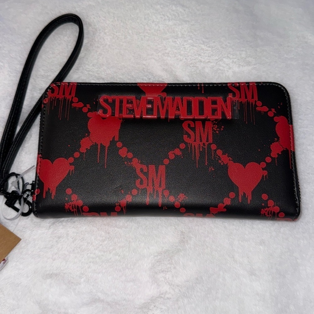 Steve Madden Red Blood Halloween Wallet